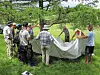 A community in Mongolia being educated about a pest control technique in 2017. [KOREA FOREST SERVICE]