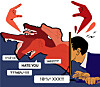 A new term stirring up the Korean online sphere is now sparking debates in the real world: the “dishwashing theory' which degrades women and married men. [AHN DA-YOUNG]