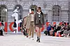 Fashion retailer LF’s casual brand Hazzys' show at London Fashion Week spring/summer 2025, held at the Somerset House in central London on Sept. 15. [LF]