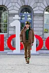 Fashion retailer LF’s casual brand Hazzys' show at London Fashion Week spring/summer 2025, held at the Somerset House in central London on Sept. 15. [LF]