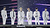 Boy band ONF performs during the 27th Dream Concert in Seoul's Worldcup Stadium on June 26, 2021. [NEWS1]