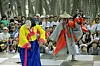 Hahoe Byeolsin Mask Dance Performance is one type of talchum originating from a village in Andong, North Gyeongsang. [CULTURAL HERITAGE ADMINISTRATION]