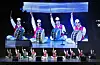 Busan samulnori group Jewel Factory Friends (JFF) perform Yeongnam Samulnori, a compilation of tunes from the Gyeongsang area, at the 2024 Great Music Festival. [PARK SANG-MOON]