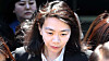 Former Korean Air Vice President Cho Hyun-ah walks out of the Seoul Central District Court in Seocho District, southern Seoul, on May 2. 2019. [YONHAP]