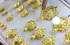 Gold prices peaked again. Global gold prices hit record $3,600 per ounce amid safe-haven demand and rate cut hopes on Sept. 9. Shown in this pictures are gold turtles on display at Korea Gold Exchange, Jongno, central Seoul on the same day. [NEWS1]