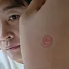 Footballer Lee Dong-gook showed off his hand marked with the voting stamp in an Instagram post that read 'Exercise your right to vote.' He added the Korean hashtags 'Back of my hand is fat' and 'So bloated.' [SCREEN CAPTURE]
