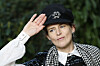 In this Jan. 23, 2018, file photo, model Stella Tennant poses during a photo call before Chanel Haute Couture Spring-Summer 2018 fashion collection presented in Paris. Tennant has died suddenly at the age of 50, her family said Wednesday. [YONHAP/AP]