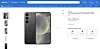 Leaked image of what's presumed to be Samsung Electronics' Galaxy S24 Plus uploaded to Walmart's website. [PHONEARENA SCREEN CAPTURE]