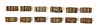Some of the discovered Yeonju metal movable type blocks. [CULTURAL HERITAGE ADMINISTRATION]