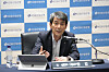 Korea Development Bank Chairman Lee Dong-gull speaks during an online press briefing held Tuesday. [KOREA DEVELOPMENT BANK]