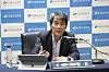Korea Development Bank Chairman Lee Dong-gull speaks during an online press briefing held Tuesday. [KOREA DEVELOPMENT BANK]