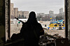 A view of the square outside the damaged local city hall of Kharkiv on March 1 [AFP/YONHAP]