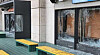The glass windows of the open radio studio in front of the KBS headquarters in Yeouido, western Seoul, were broken by an unidentified assailant on Wednesday afternoon. [KBS]