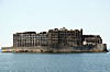 A view of Hashima Island, also known as 'Battleship Island,' from off the coast of Nagasaki Prefecture in Japan [YONHAP]