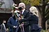 President-elect Joe Biden, and Jill Biden, place a wreath at the Philadelphia Korean War Memorial at Penn's Landing, on Veterans Day, Wednesday, Nov. 11, 2020, in Philadelphia. [AP]
