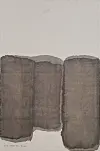Yun Hyong-keun, Burnt Umber, 1981, Oil on hanji [YUN SEONG-RYEOL]