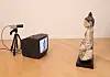 Nam June Paik's ″TV Buddha″ (2005) [NAM JUNE PAIK ESTATE]