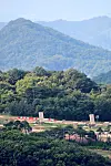 The U.S.-led antimissile Terminal High Altitude Area Defense system installed in Seongju County, North Gyeongsang, on June 22. [NEWS1]