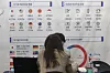 A job fair held in Gangnam in April. Some 43 percent of listed companies said they continued to struggle in bringing the number of jobs up to the level of the pre-pandemic. [YONHAP]