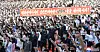 Korea Central News Agency (KCNA) reports on Saturday that people, wearing face masks, held a massive rally in Pyongyang to denounce propaganda leaflets flown into the North by North Korean defectors settled in South Korea. [YONHAP]