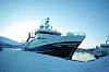 The 2,000-ton research vessel Helmer Hanssen is shown docked in Tromso, Norway, on Feb. 3. [SHIN HA-NEE]