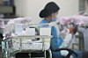 A nursery room at a hospital in Seoul in 2019. Declining fertility rate has been a major concern in Korean society. [YONHAP]