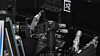 Pibot, a humanoid pilot robot developed by a KAIST research team, grabs a flight control stick in the cockpit of a flight simulator. [KAIST]