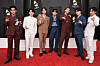 BTS attends the 64th Annual Grammy Awards at MGM Grand Garden Arena on April 03, 2022 in Las Vegas, Nevada. The boy band did not attend the 2023 ceremony. [GETTY IMAGES]