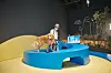 A furniture piece designed by architect Kim Kyung-jae for dogs and their human companions at the 'A Museum for All, a Museum for Dogs' exhibition at MMCA Seoul. [MMCA]