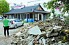 The site of a park dedicated to controversial composer Jeong Yul-sung in Gwangju under construction on Wednesday. The Ministry of Patriots and Veterans Affairs recommended the Gwangju city government to cancel the project on Wednesday, citing Jeong's communist ties. The city government dismissed the recommendation on the same day. [YONHAP]
