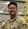 Pfc. Edwin Thomas is seen in this undated photo provided by the U.S. 2nd Infantry Division on Dec. 21, 2024. [YONHAP]