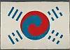 The Denny Taegeukgi, the oldest and largest remaining prototype of Korea’s national flag, is presumed to have been created in 1890. It was presented the following year by Joseon King Gojong (1863-1907) to Owen Denny, an American consul. [CULTURAL HERITAGE ADMINISTRATION]