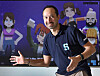 Sebastien Borget, the co-founder and the chief operating officer of The Sandbox, pose at the company office in Gangnam, southern Seoul, on Sept 20. [PARK SANG-MOON]