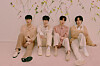 A promotional photograph for Highlight's first full-length album ″Daydream,″ which dropped Monday. From left, Yoon Du-jun, Yang Yo-seop, Lee Gi-kwang and Son Dong-woon. [AROUND US ENTERTAINMENT]