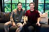 Samsung Electronics Executive Chairman Lee Jae-yong, left, poses with Meta CEO Mark Zuckerberg at Zuckerberg's house in Palo Alto, California, on June 11. [SAMSUNG ELECTRONICS]