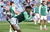 Celtic's Yang Hyun-jun warms up before a match against Rangers in Glasgow in September. [REUTERS/YONHAP]