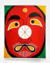 Rhee's “Urong Kite,” or “mocking kite,” shows a face inspired by a traditional mask. The kite has been part of the permanent collection at the Museum of Islamic Art in Doha, Qatar since 2014. [PARK SANG-MOON]