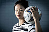 Choe Yu-ri poses at Incheon Hyundai Steel Stadium in Incheon on Jan. 3.  [JOONGANG ILBO]