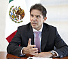 Fernando González-Saiffe, Director General for Asia-Pacific at the Mexican Ministry of Foreign Relations, speaks during an interview with the Korea JoongAng Daily at the Embassy of Mexico in Jung District, central Seoul, on Friday. [PARK SANG-MOON]