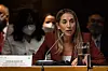 Nicolini speaks during the first meeting of the Conference of the Parties to the Escazu Agreement, at the headquarters of the Economic Commission for Latin America and the Caribbean, in Santiago, Chile, on April 20. The Escazu Agreement is the first environmental pact in the region and the first in the world to include provisions on the rights of environmentalists. [EPA/YONHAP]