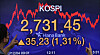 Korea's main index Kospi surpassed the 2,700-level for the first time in history on Friday. It closed at 2,731.45 on Friday, up 1.31 percent from the previous trading day. [YONHAP]