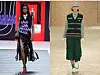 Knitted vests on Prada and Lacoste runways. [PRADA, LACOSTE]