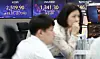 A screen in Hana Bank's trading room in central Seoul shows stock and foreign exchange markets open on Tuesday. [NEWS1]