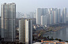 View of apartments in Suwon, Gyeonggi, one of the areas where restrictions have been lifted. [YONHAP]