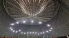 Inside Posco International's liquefied natural gas storage tanker under construction in Gwangyang, South Jeolla, on Tuesday [SHIN HA-NEE]