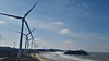 Wind turbines on Jaeun Island in Sinan County, South Jeolla, on Tuesday [SHIN HA-NEE]