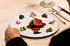 A collaborated dish between Japanese restaurant Narisawa’s chef Narisawa Yoshihiro, chef Son Jong-won of Eatanic Garden and chef Cho Hee-sook of now-closed Hansikgonggan was served on Oct. 3 at Eatanic Garden in southern Seoul’s Gangnam District. [TASTE OF SEOUL]