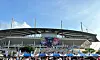 Fans gather in the thousands outside Seoul World Cup Stadium in western Seoul on Thursday ahead of a Coupang Play Series game between Atletico Madrid and Team K League. [JIM BULLEY]