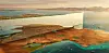 An image of The Line, a residential area of the NEOM city [SCREEN CAPTURE]