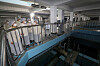 Environment Minister Cho Myung-rae and officials inspect the activated carbon filter at Ttukdo Arisu Water Purification Center in Seongdong District, northern Seoul, on Tuesday, after the Environment Ministry completed nationwide inspections into whether there are larvae entering the tap water of households. [NEWS1]